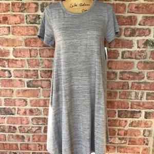 Dress LuLaRoe Carly XS 4-8 & XXS 0-4 * Size Down * Grey New With Tags!